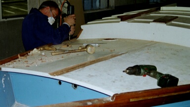 Ausstemmen des Decks